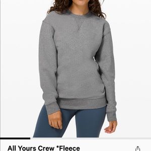 GREAT CONDITION LULULEMON ALL YOURS CREW PULLOVER